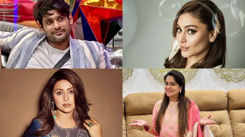 Siddharth Shukla, Shefali Jariwala, Hina Khan and Dipika Kakkar Ibrahim