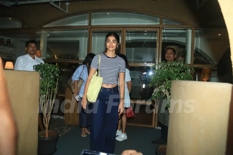 Pooja Hegde snapped in Bandra