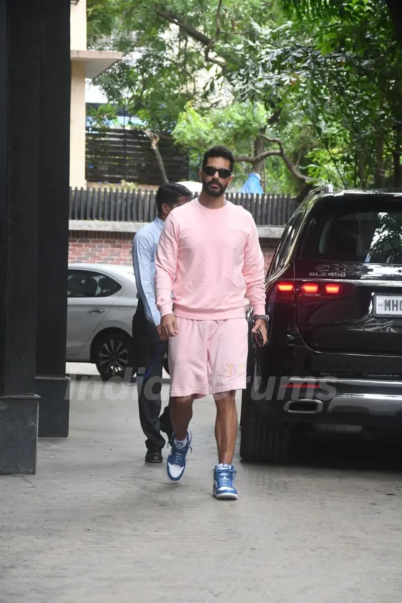 Angad Bedi snapped in Bandra