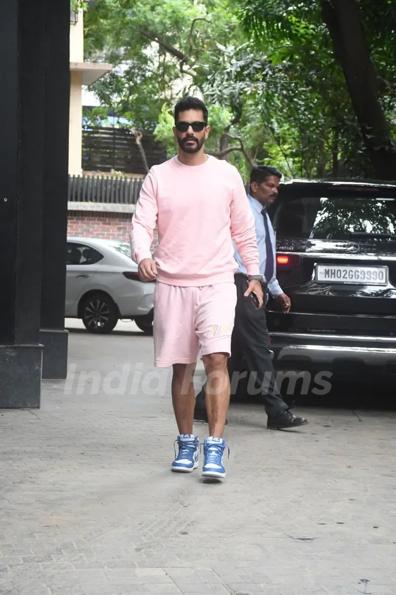 Angad Bedi snapped in Bandra