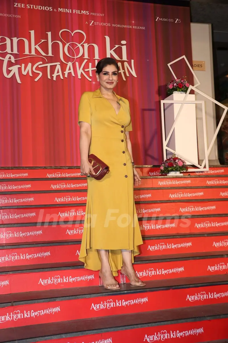 Raveena Tandon grace at the screening of Aankhon Ki Gustaakhiyan