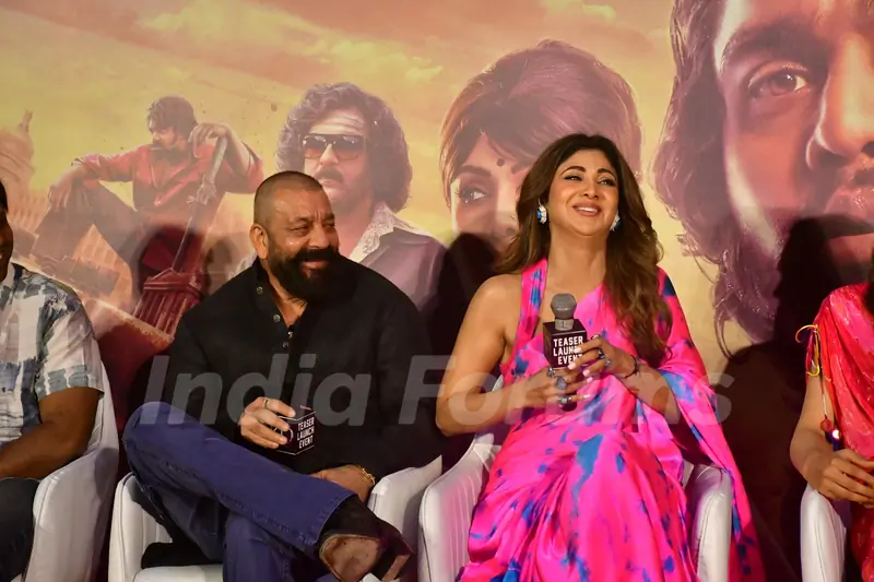 Sanjay Dutt and Shilpa Shetty attend the teaser launch of KD The Devil