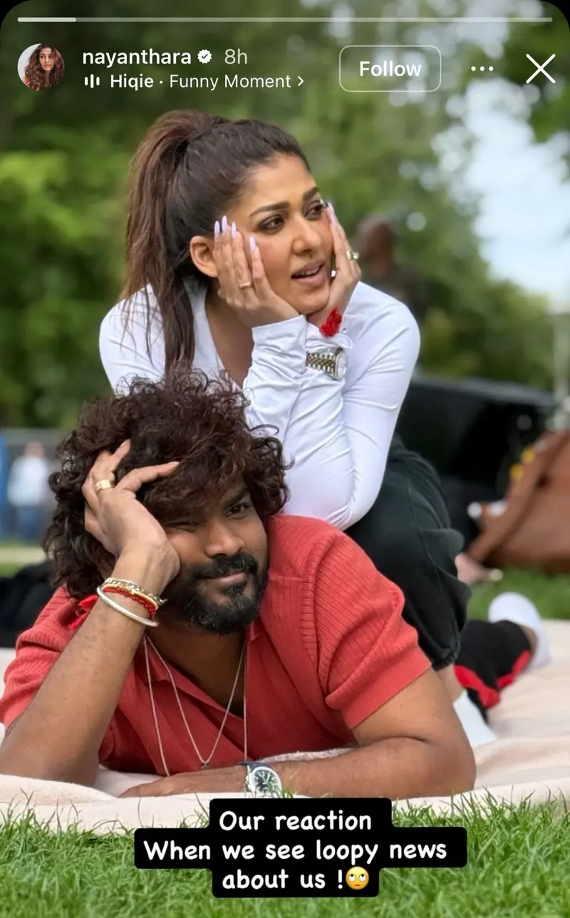 Nayanthara silences separation rumours with quiet gesture, shares cosy picture with Vignesh Shivan