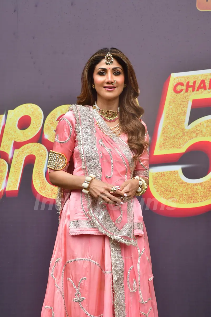 Shilpa Shetty at the set of SUPER DANCER 5
