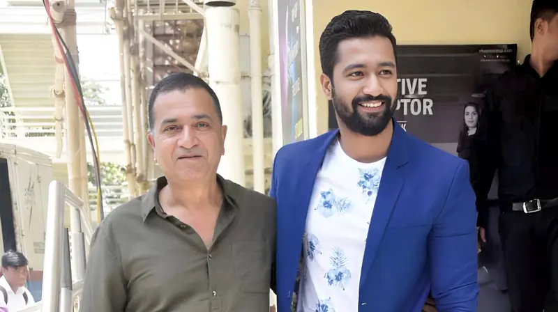 Sham Kaushal and Vicky Kaushal