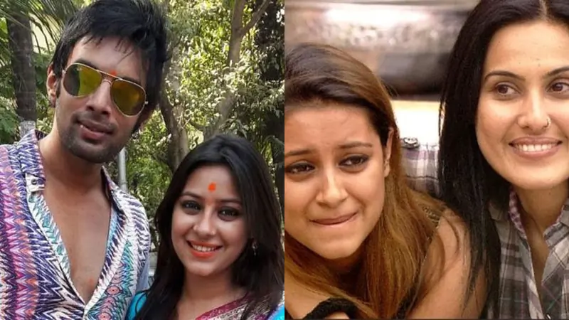 Rahul Raj Singh with late Pratyusha Banerjee & Kamya Punjabi
