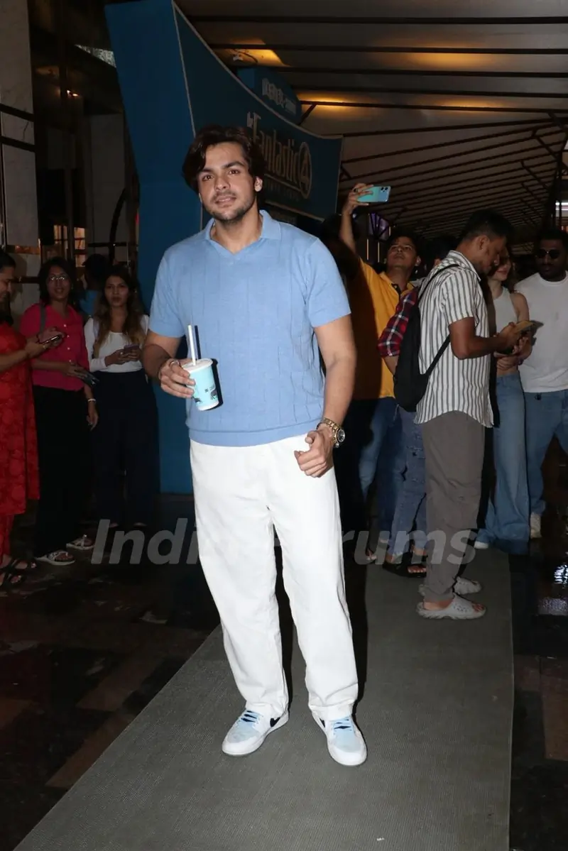 Ashish Chanchlani snapped at Fantastic Four social screening