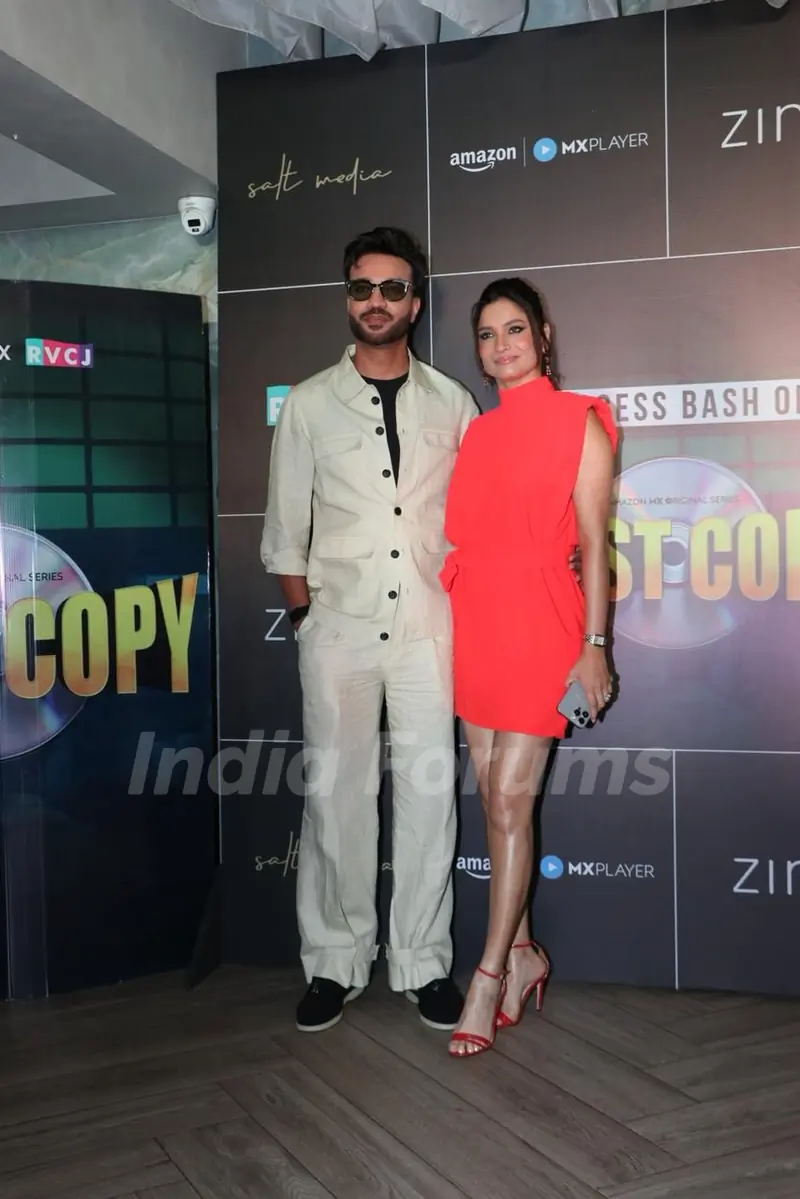Ankita Lokhande and Vicky Jain graces the grand success of show First Copy
