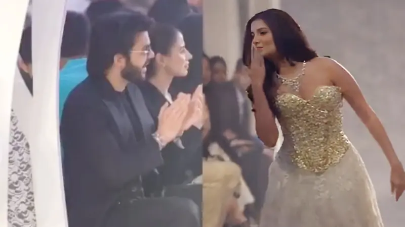Tara Sutaria and Veer Pahariya make it official with a flying kiss - Watch