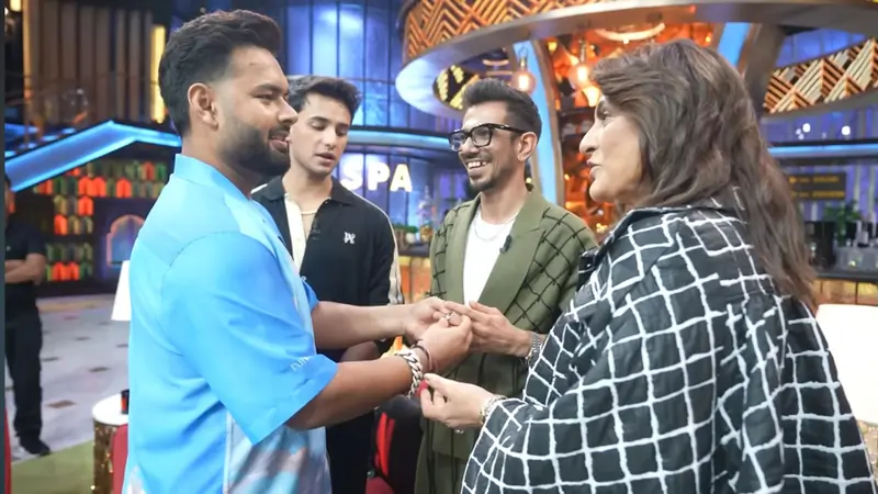 Did Rishabh Pant just drop a major hint about Yuzvendra Chahal’s alleged engagement on set with RJ Mahvash?