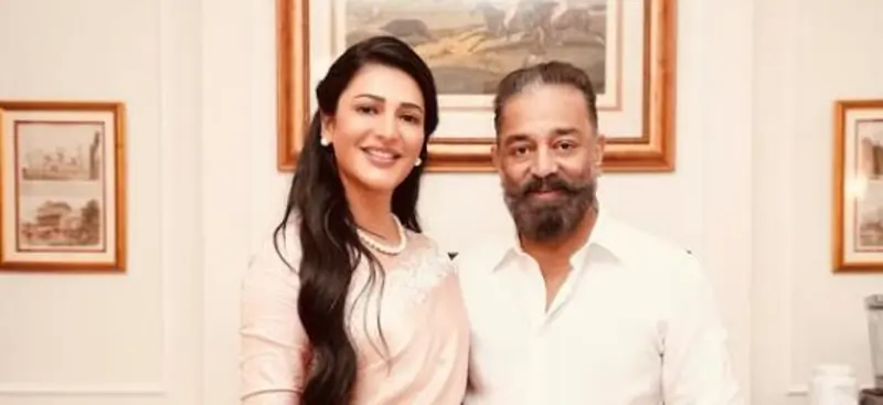 Shruti Haasan and Kamal Haasan