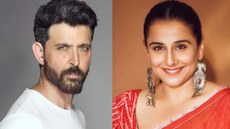 Hrithik Roshan and Vidya Balan