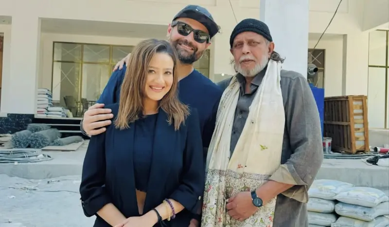 Madalsa Sharma, Mimoh and Mithun Chakraborty 