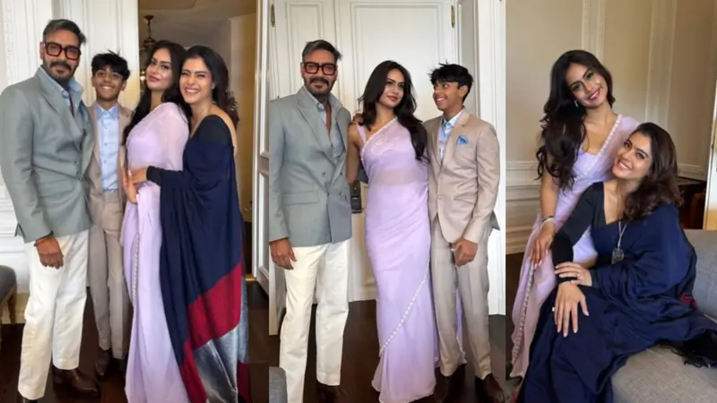 kajol, Nysa, Yug and Ajay