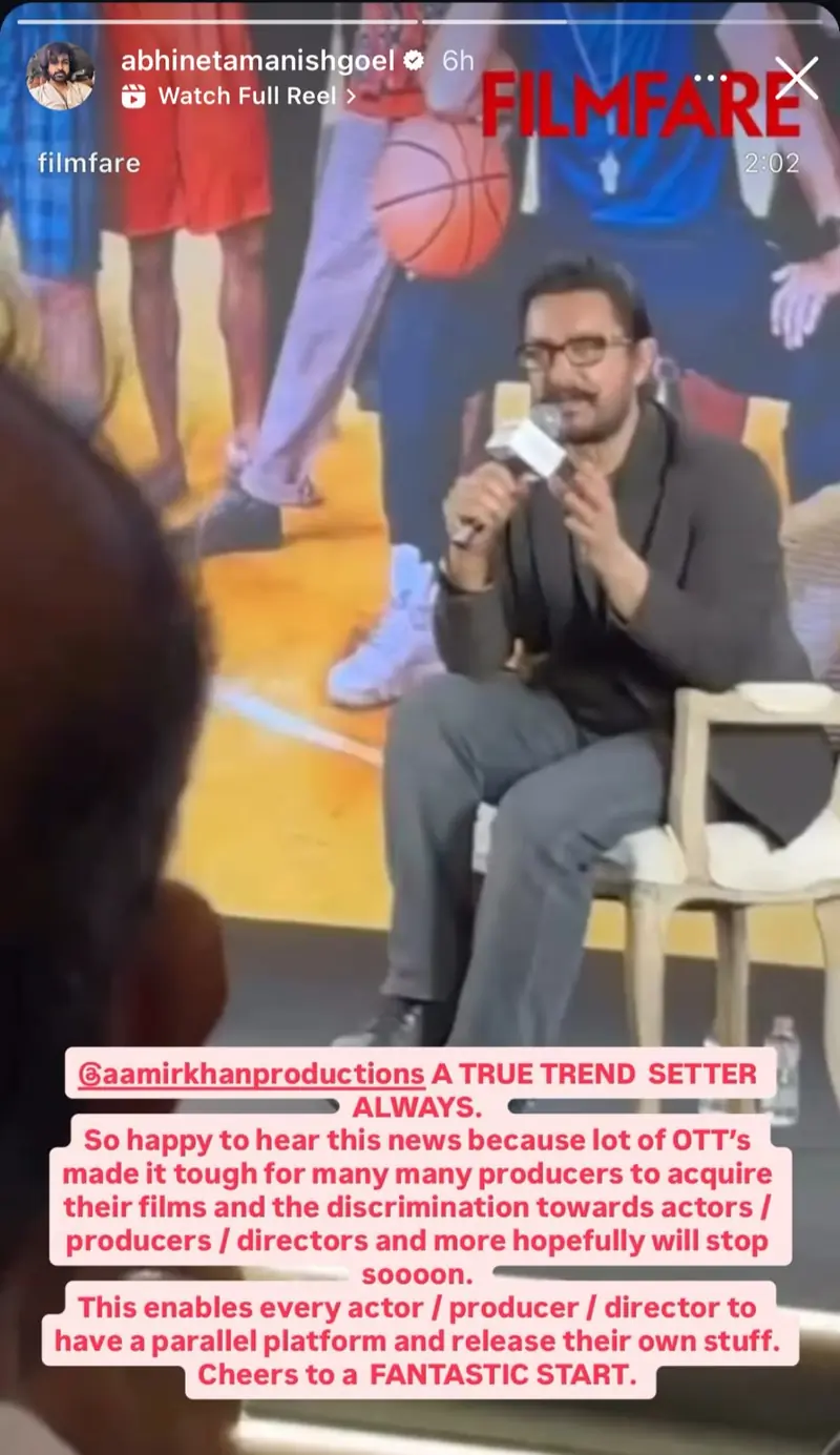 Manish Goel hails Aamir Khan’s decision to release films on YouTube instead of OTT platforms: ‘Trend setter’