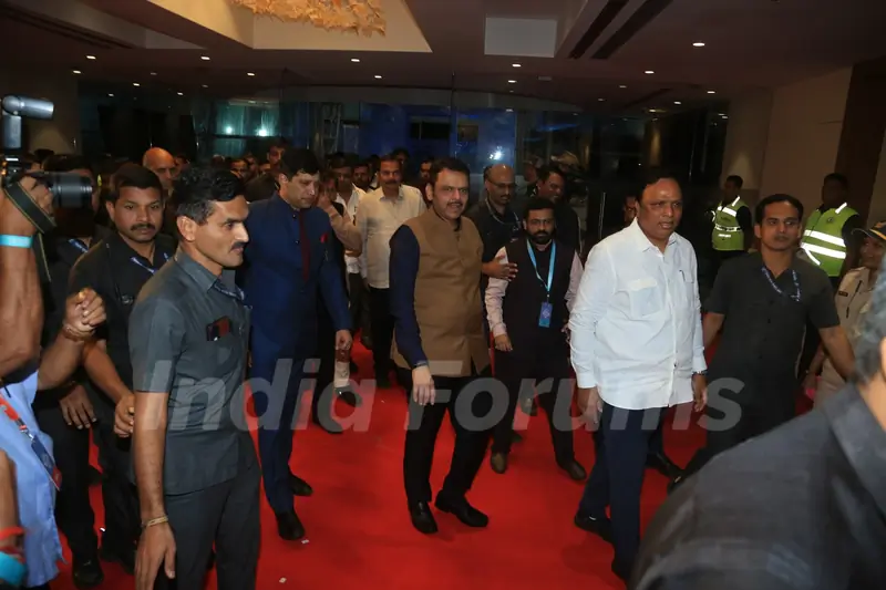Devendra Fadnavis spotted at an award function