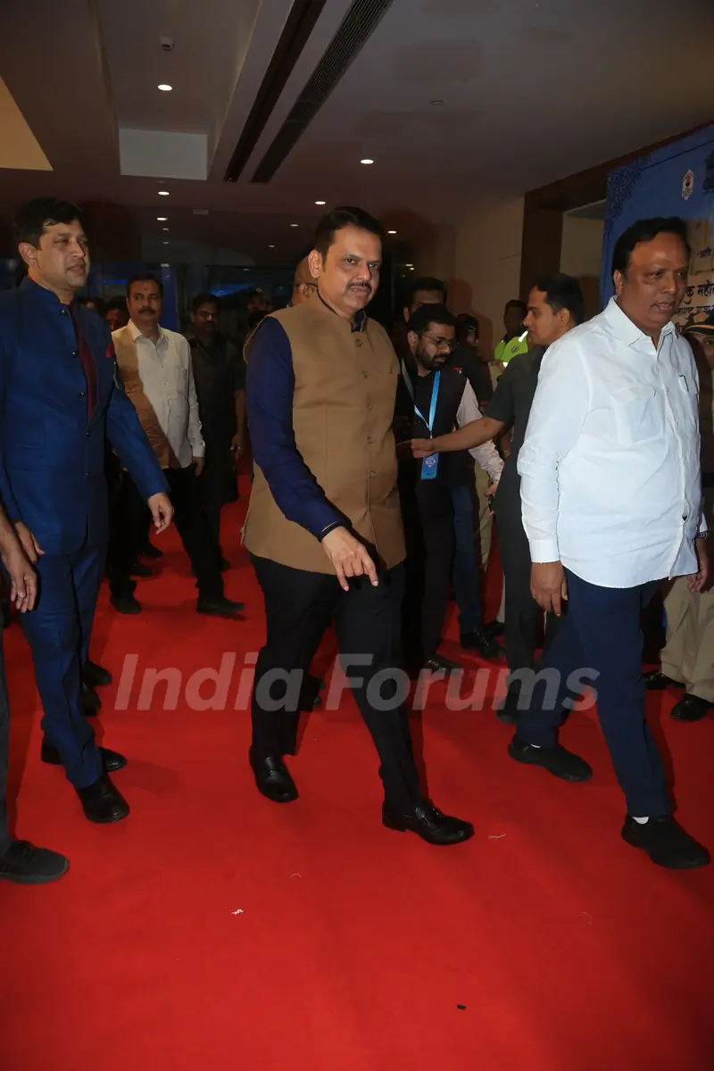 Devendra Fadnavis spotted at an award function