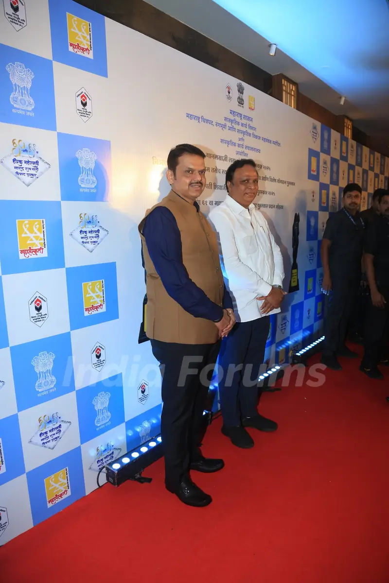 Devendra Fadnavis spotted at an award function