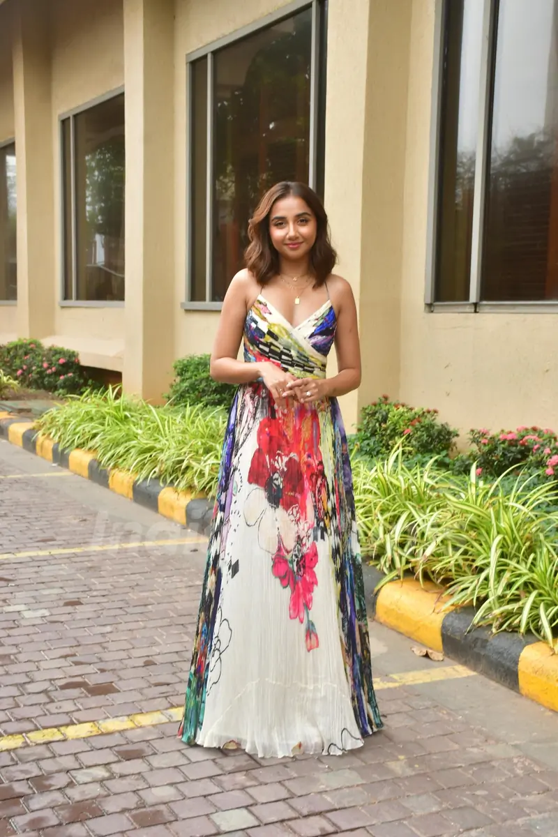 Prajakta Koli snapped promoting for the upcoming web series Andhera