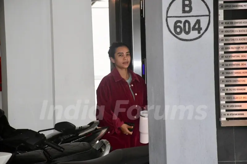 Patralekhaa snapped outside a clinic in Bandra