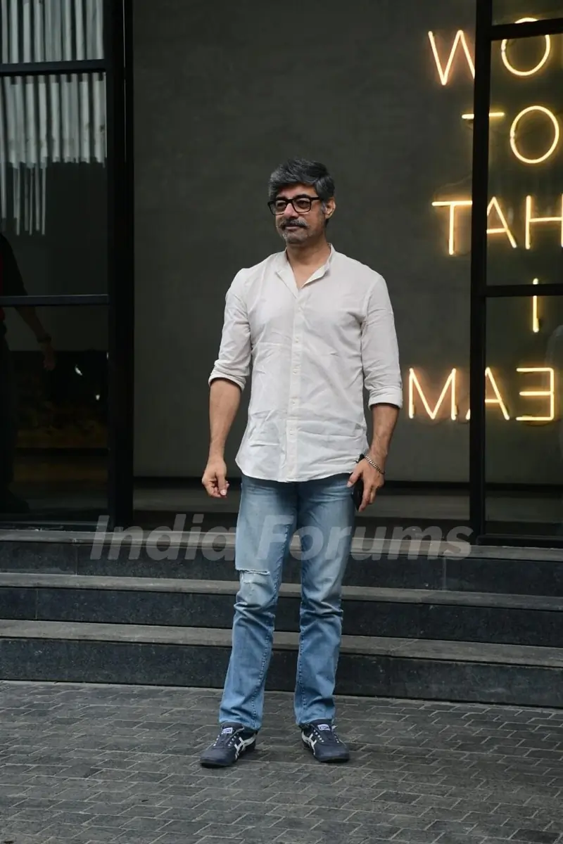 Sushant Singh snapped at the muhurat pooja of the movie Mirzapur outside Excel Entertainment’s office in Bandra