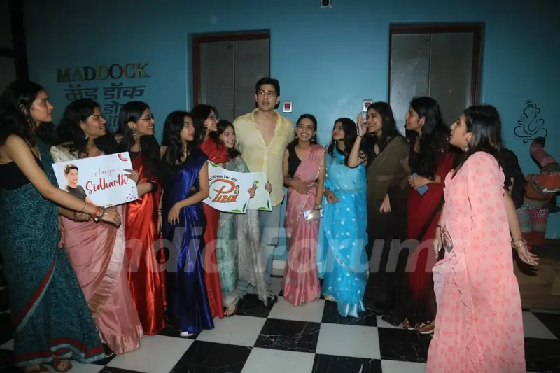 Sidharth Malhotra snapped promoting 'Param Sundar' at Maddock Office