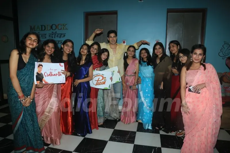 Sidharth Malhotra snapped promoting 'Param Sundar' at Maddock Office
