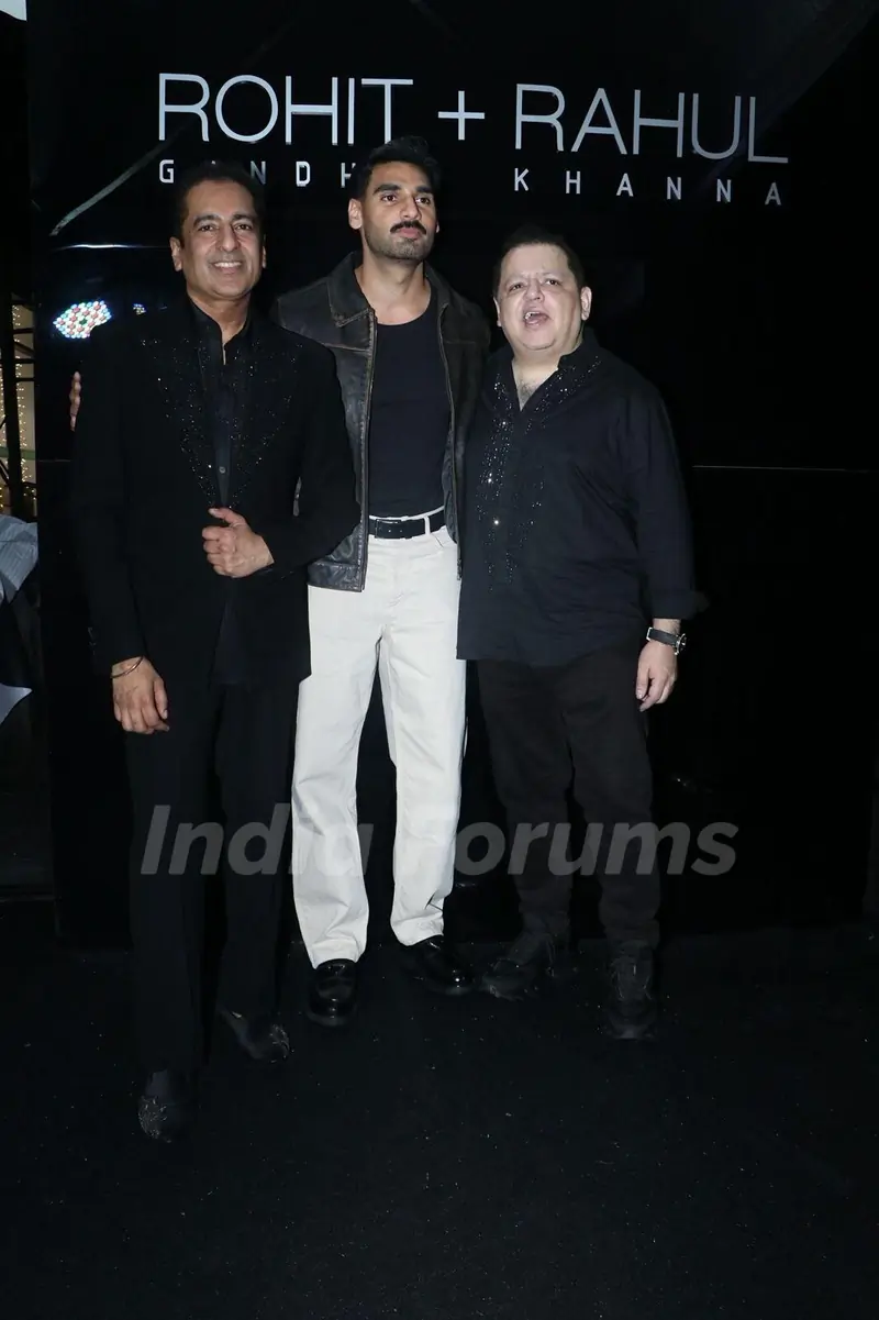 Rahul Khanna and Ahan Shetty snapped at the launch of Rohit Gandhi + Rahul Khanna’s new flagship store