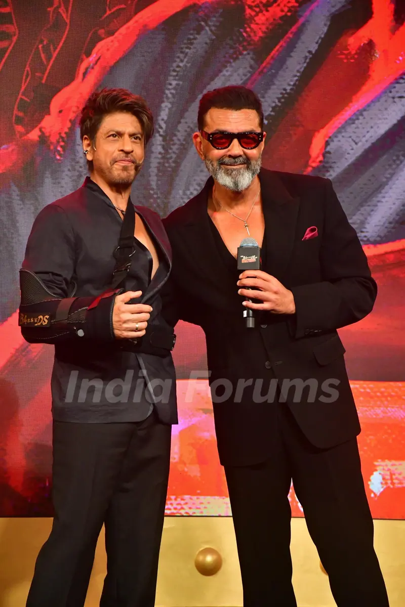 Shah Rukh Khan and Bobby Deol attends The Ba***ds of Bollywood preview launch