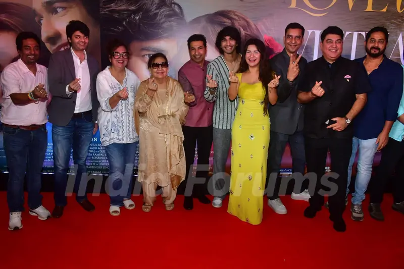 Farida Jalal, Shantanu Maheshwari and Avneet Kaur snapped at the trailer launch of Love In Vietnam