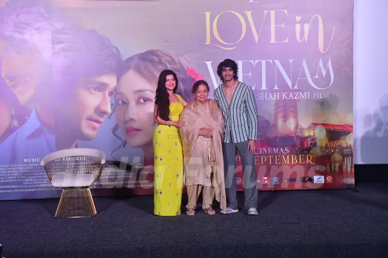 Farida Jalal, Shantanu Maheshwari and Avneet Kaur snapped at the trailer launch of Love In Vietnam