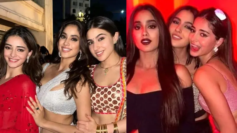 Janhvi, Ananya and Sara