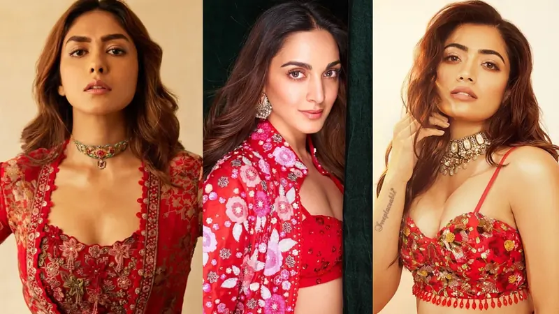 mrunal, kiara and rashmika