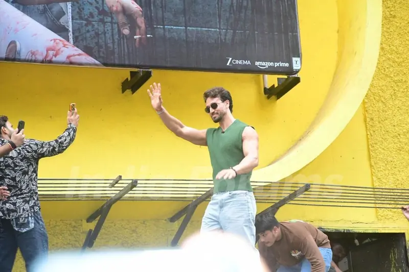 Tiger Shroff visits Gaiety Galaxy for ‘Baaghi 4’ Promotions