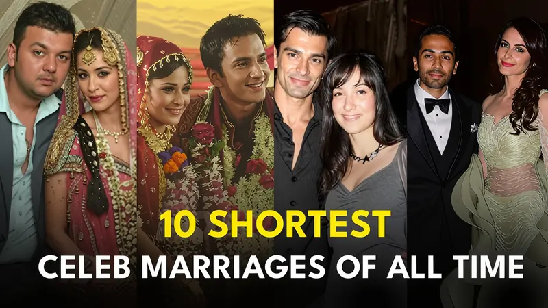 One Celeb Wedding Lasted Just 55 Hours: 10 Shortest Celebrity Marriages of All Time