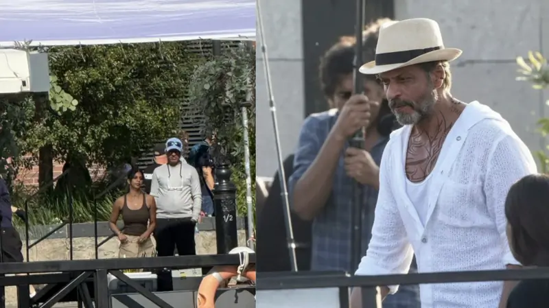 King set leaks are everything fans wanted as Shah Rukh Khan, Suhana and Abhishek’s new looks spark curiosity