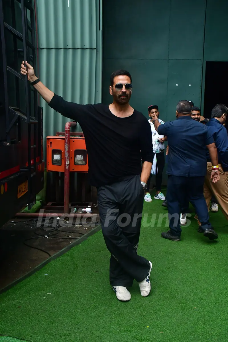 Akshay Kumar snapped promoting Jolly LLB 3