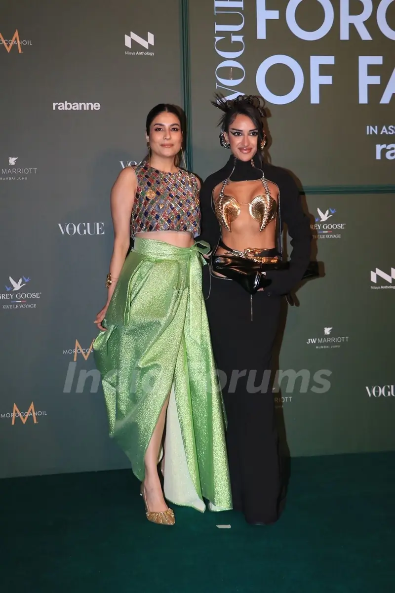 Celebrities Celebrity grace Vogue’s Forces of Fashion event 