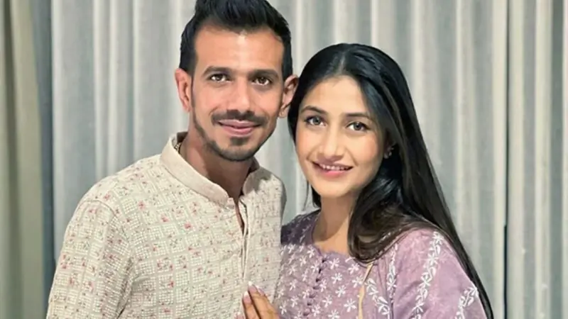 Yuzvendra Chahal and Dhanashree Verma