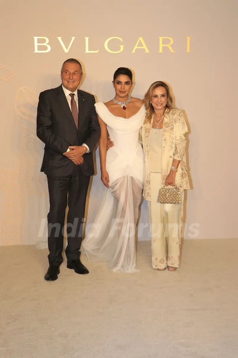Priyanka Chopra  graces Bvlgari event in Mumbai