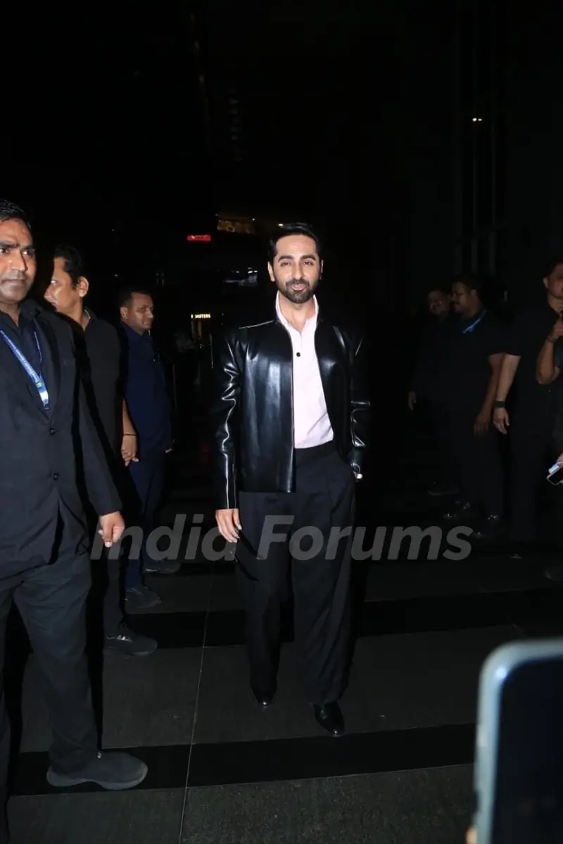 Ayushmann Khurrana snapped at the launch of the new song ‘Dilbar Ki Aankhon Ka’
