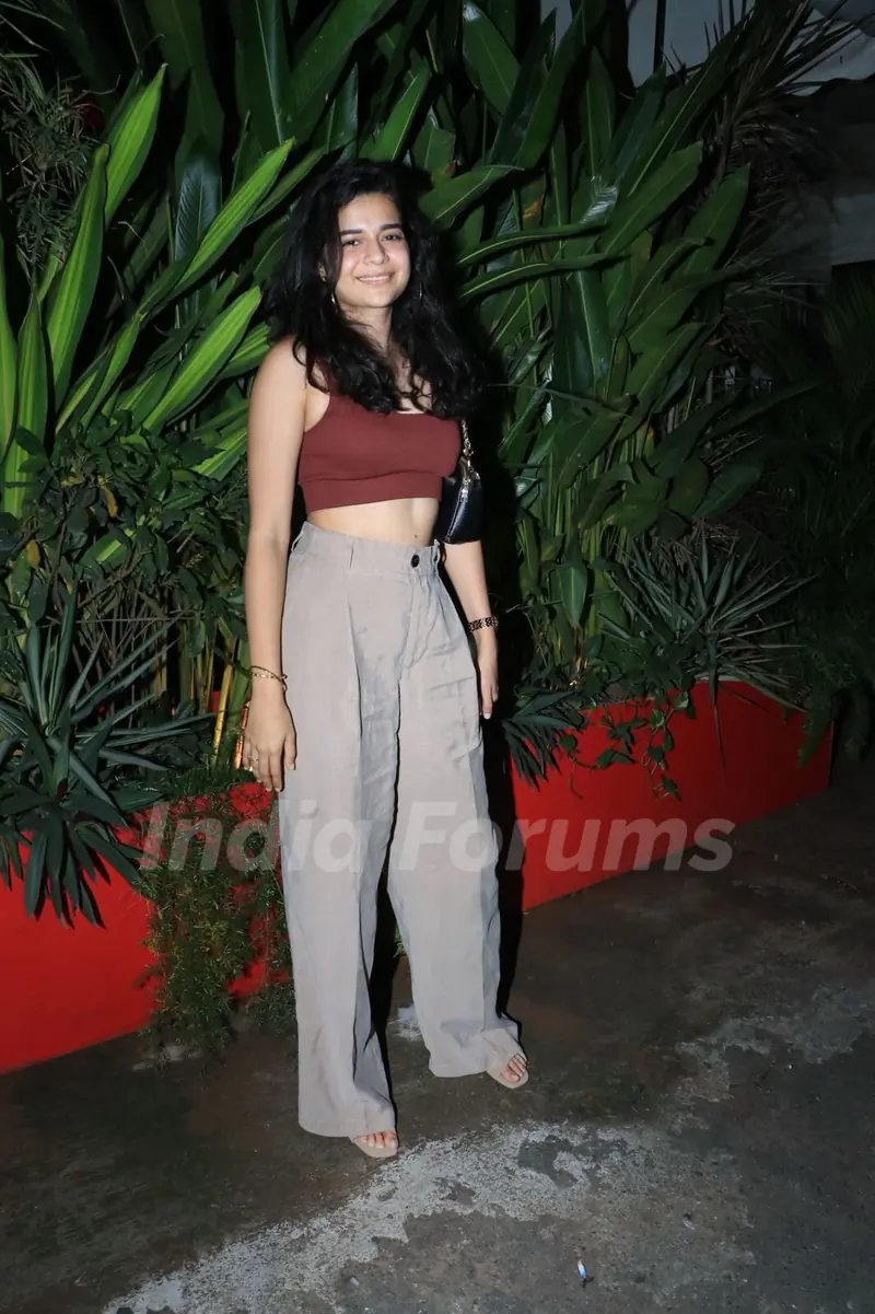 Mithila Palkar snapped at Mona Singh's Birthday Bash at Kona Kona