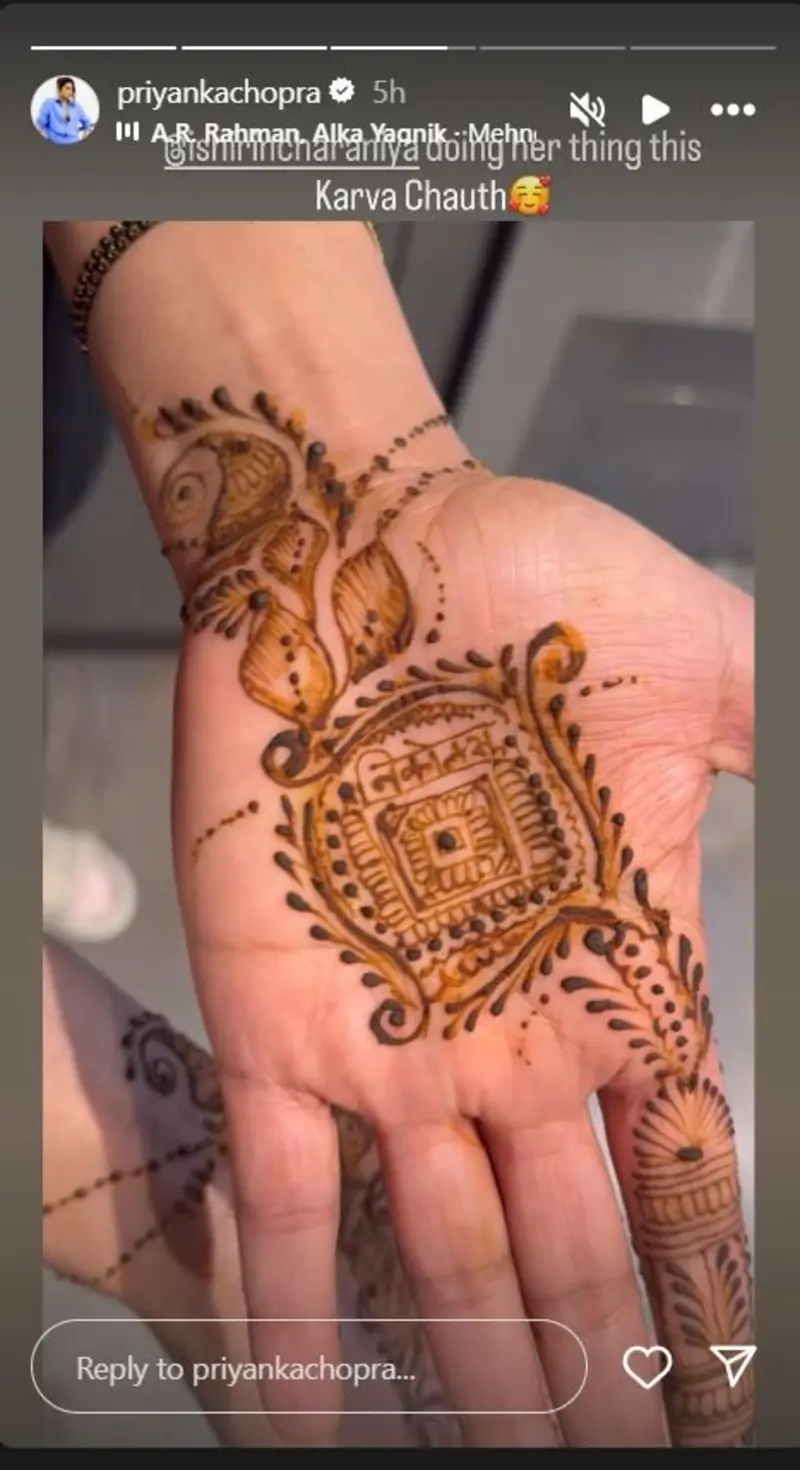 Priyanka Chopra story- Insta