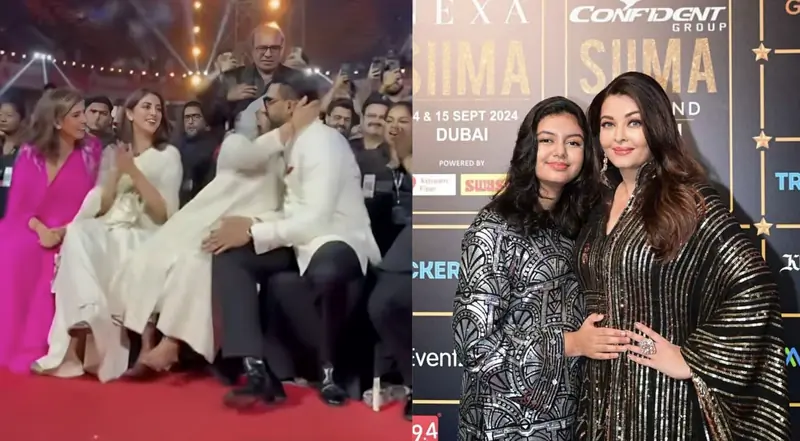 Abhishek Bachchan hugs Jaya, dedicates Best Actor award to Aishwarya Rai & daughter Aaradhya in their absence