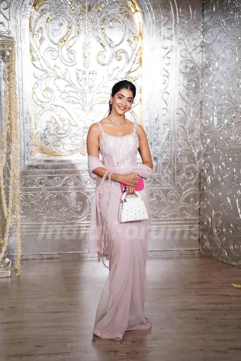 Pooja Hegde attends Manish Malhotra’s Diwali party