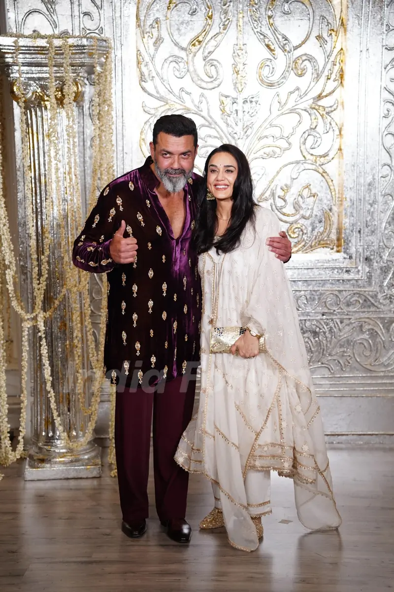 Bobby Deol and Preity Zinta attend Manish Malhotra’s Diwali party