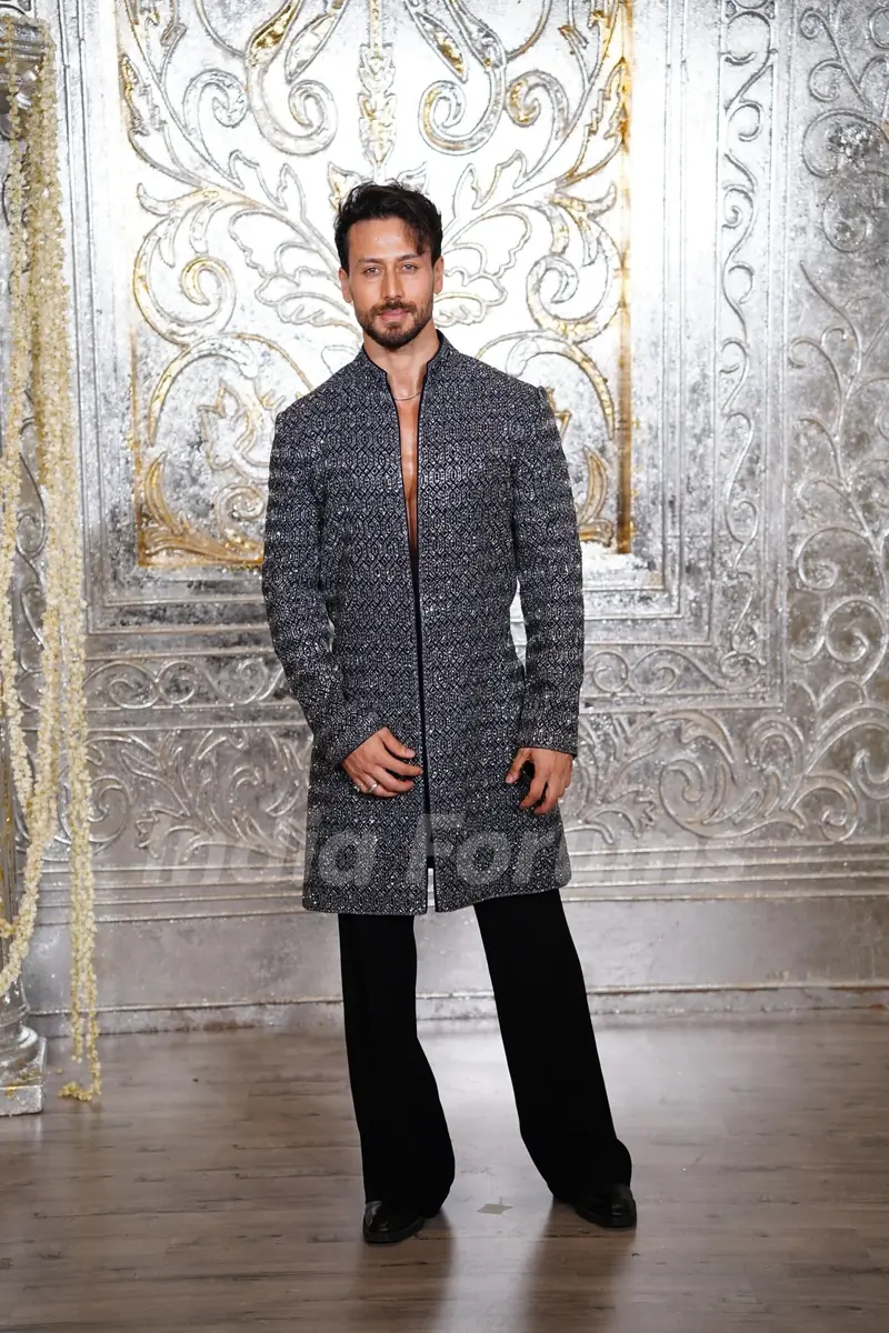Tiger Shroff attends Manish Malhotra’s Diwali party