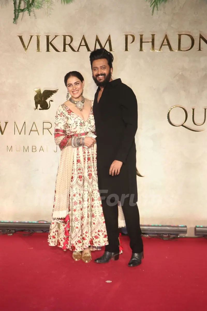 Genelia Deshmukh and Riteish Deshmukh attend Vikram Phadnis’ 35 Years anniversary celebration