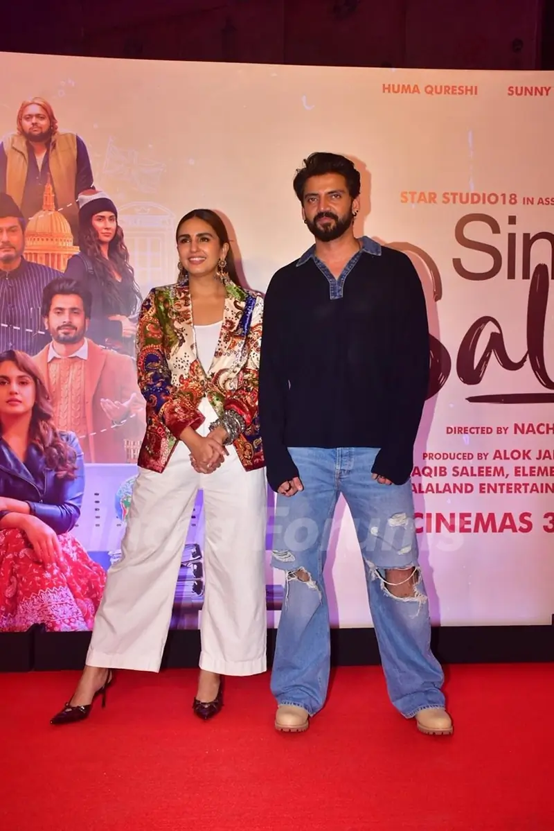 Huma Qureshi and Zaheer Iqbal grace the premiere of Single Salma at PVR, Juhu