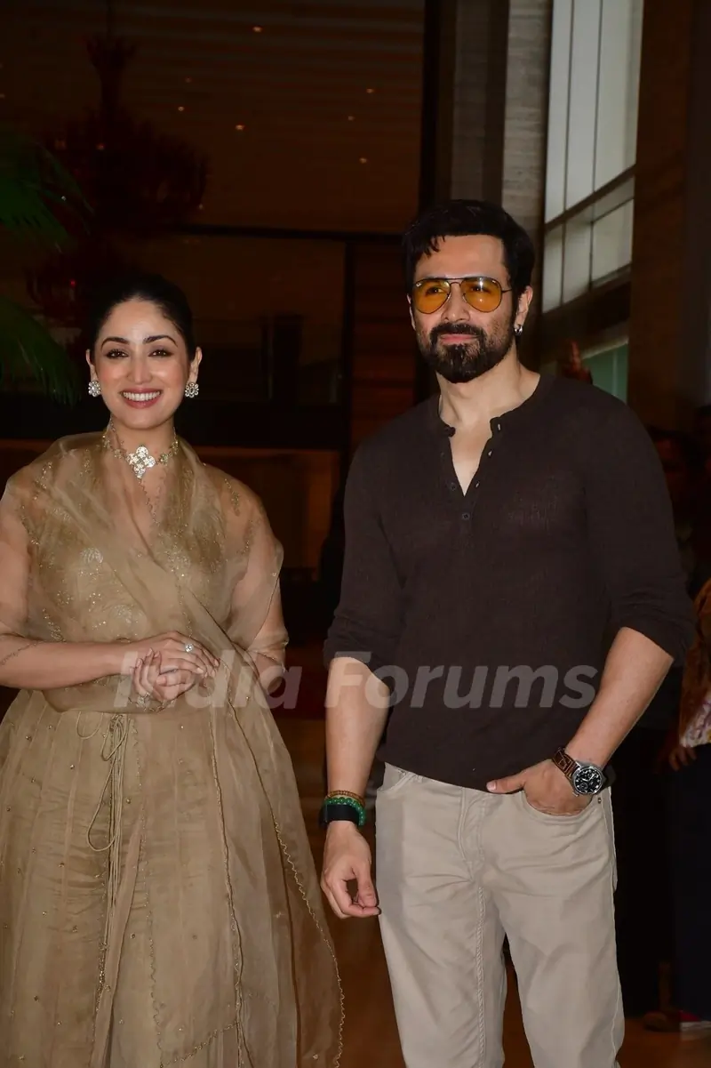 Emraan Hashmi and Yami Gautam  snapped promoting 'Haq'